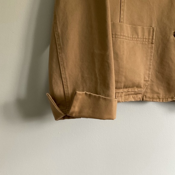 GAP Cotton Tan Caramel Casual Blazer M - Picture 4 of 6